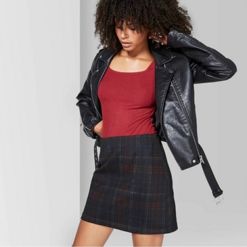 Wild Fable Plaid Skirt - M
